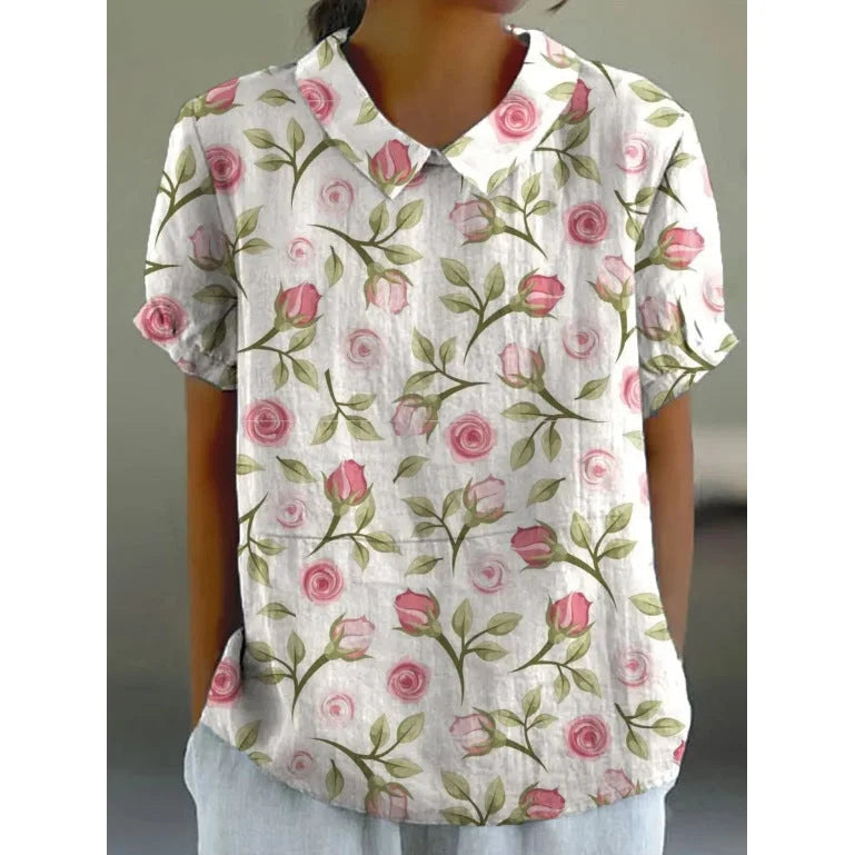 ROUSSEAU BORDEAUX | CHEMISE FLORALE PRINTEMPS POUR FEMMES