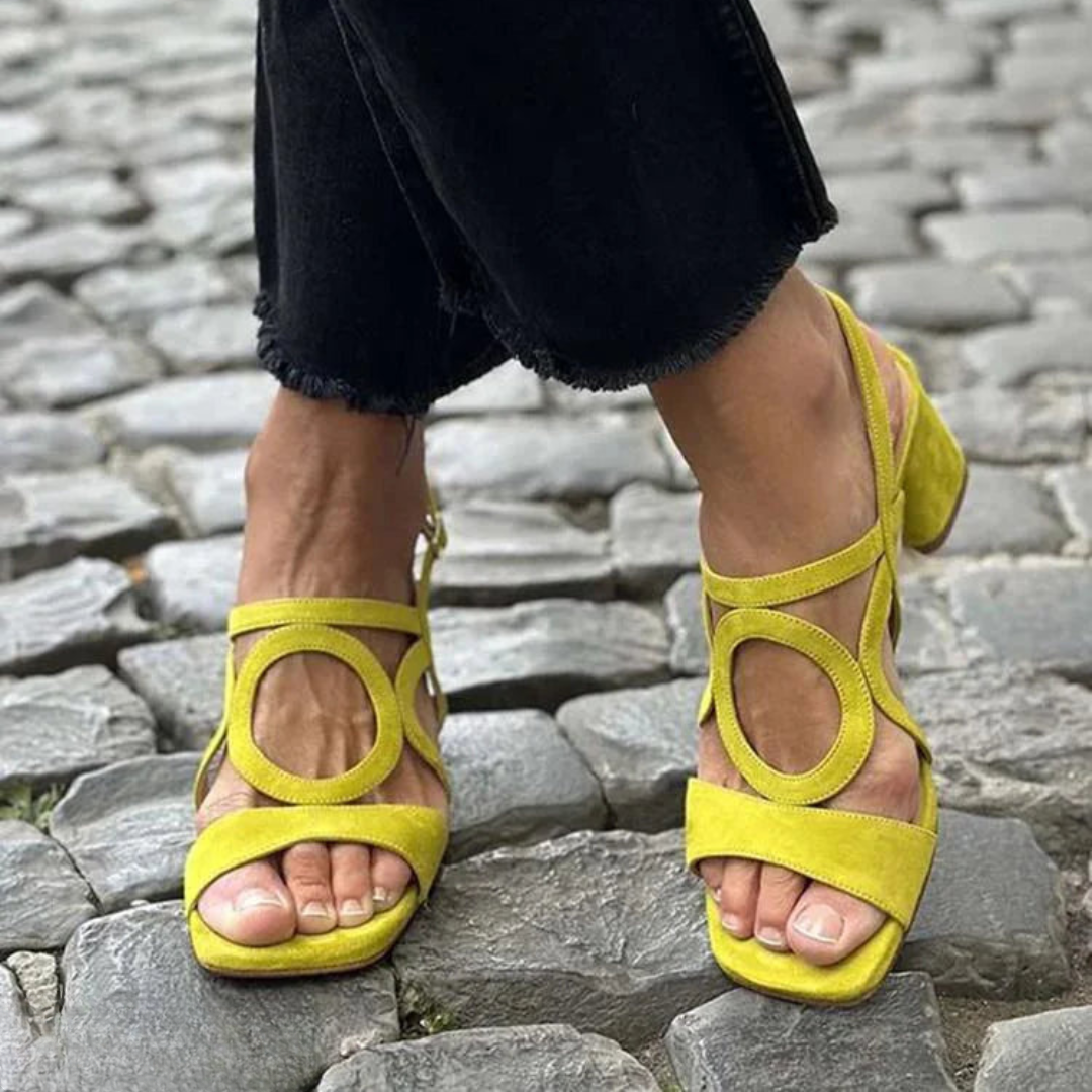 ROUSSEAU BORDEAUX | SANDALES À POINTE CARREE POUR FEMMES