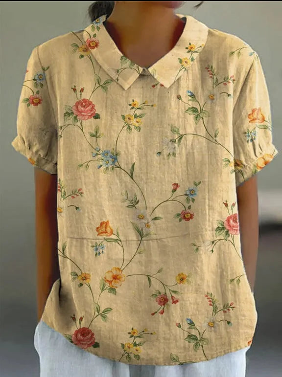 ROUSSEAU BORDEAUX | CHEMISE FLORALE PRINTEMPS POUR FEMMES