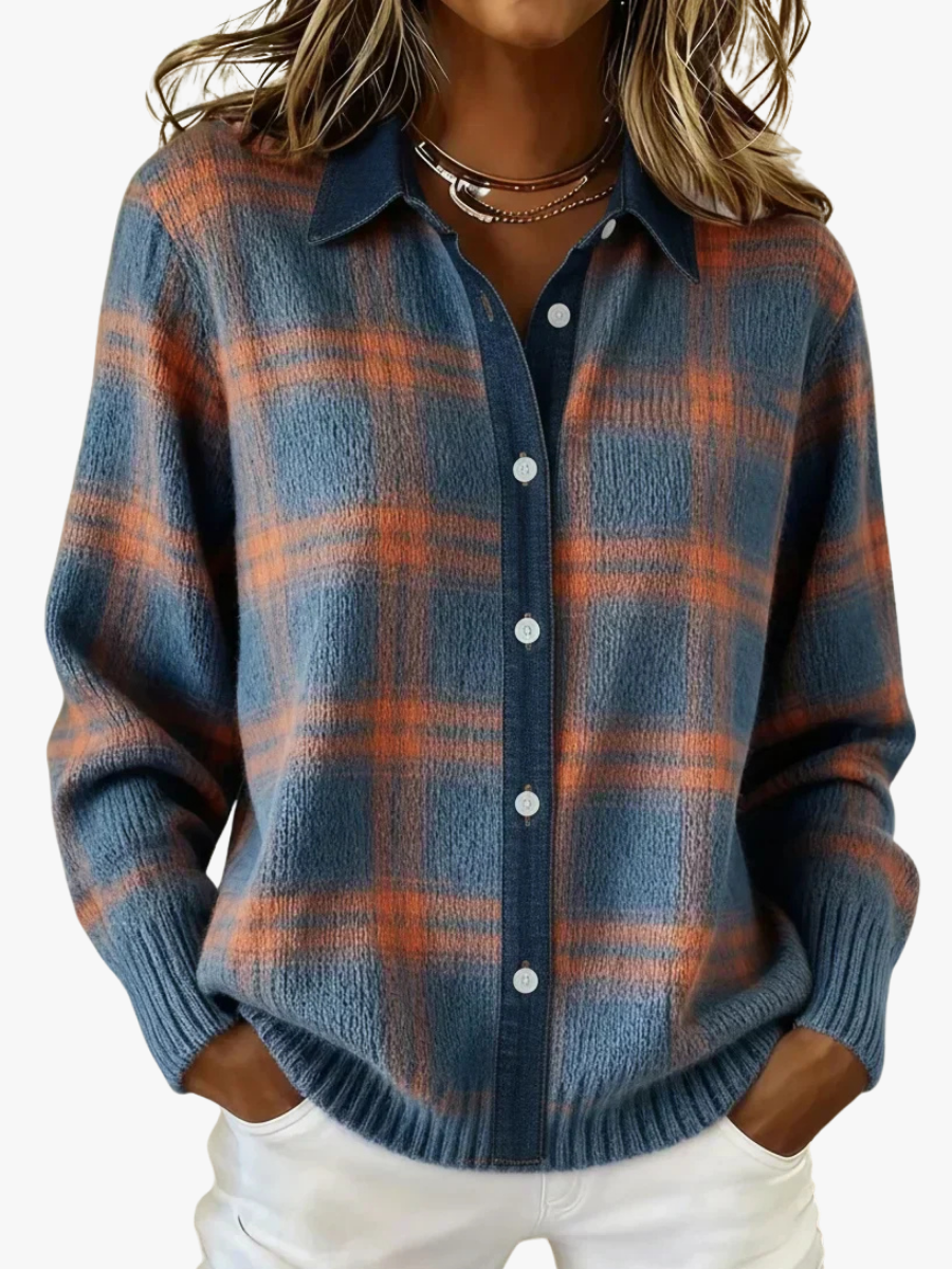 ROUSSEAU BORDEAUX | GILET LONG À BOUTONS POUR FEMMES