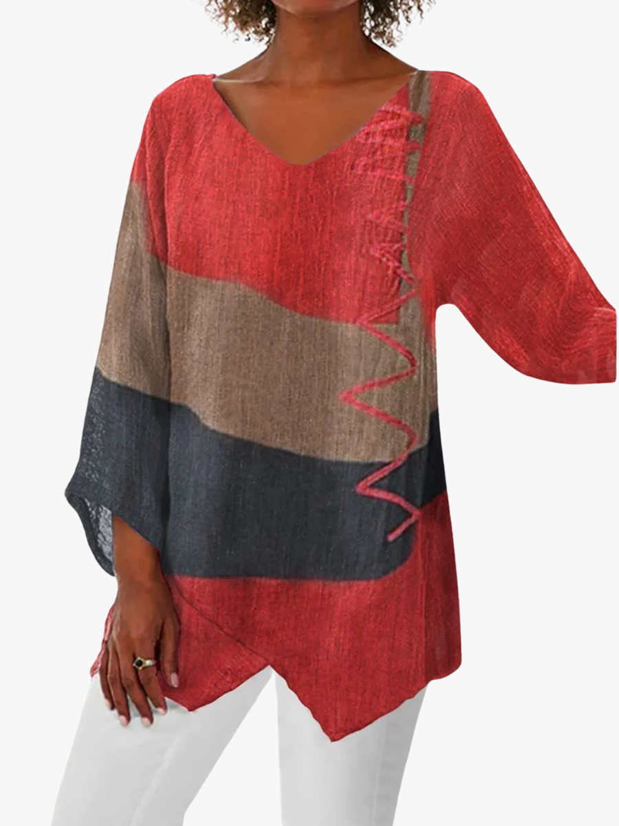 ROUSSEAU BORDEAUX | BLOUSE ÉLÉGANCE D'ÉTÉ POUR FEMME
