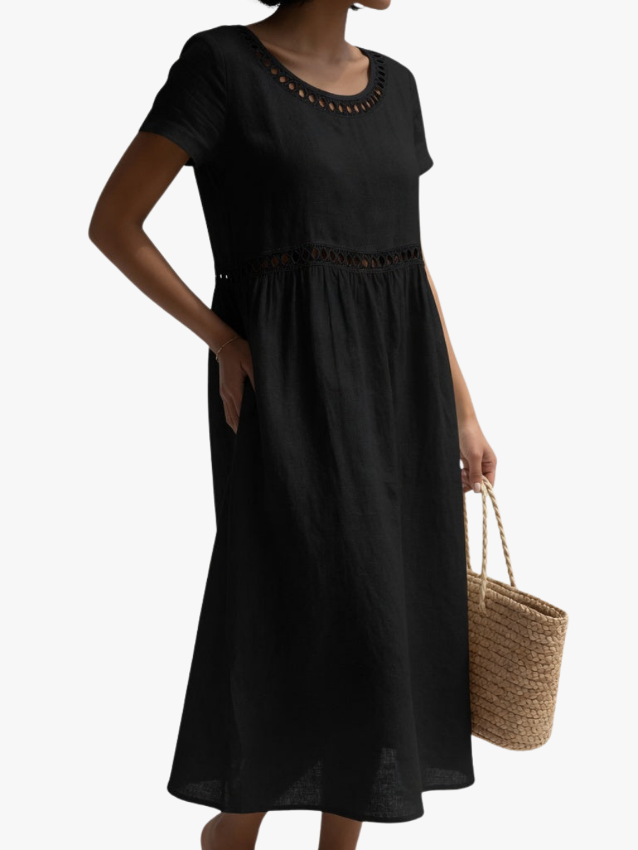 ROUSSEAU BORDEAUX | ROBE BRODÉE POUR FEMME