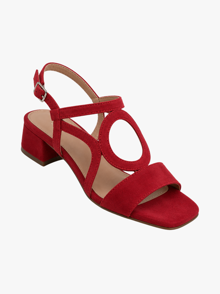 ROUSSEAU BORDEAUX | SANDALES À POINTE CARREE POUR FEMMES