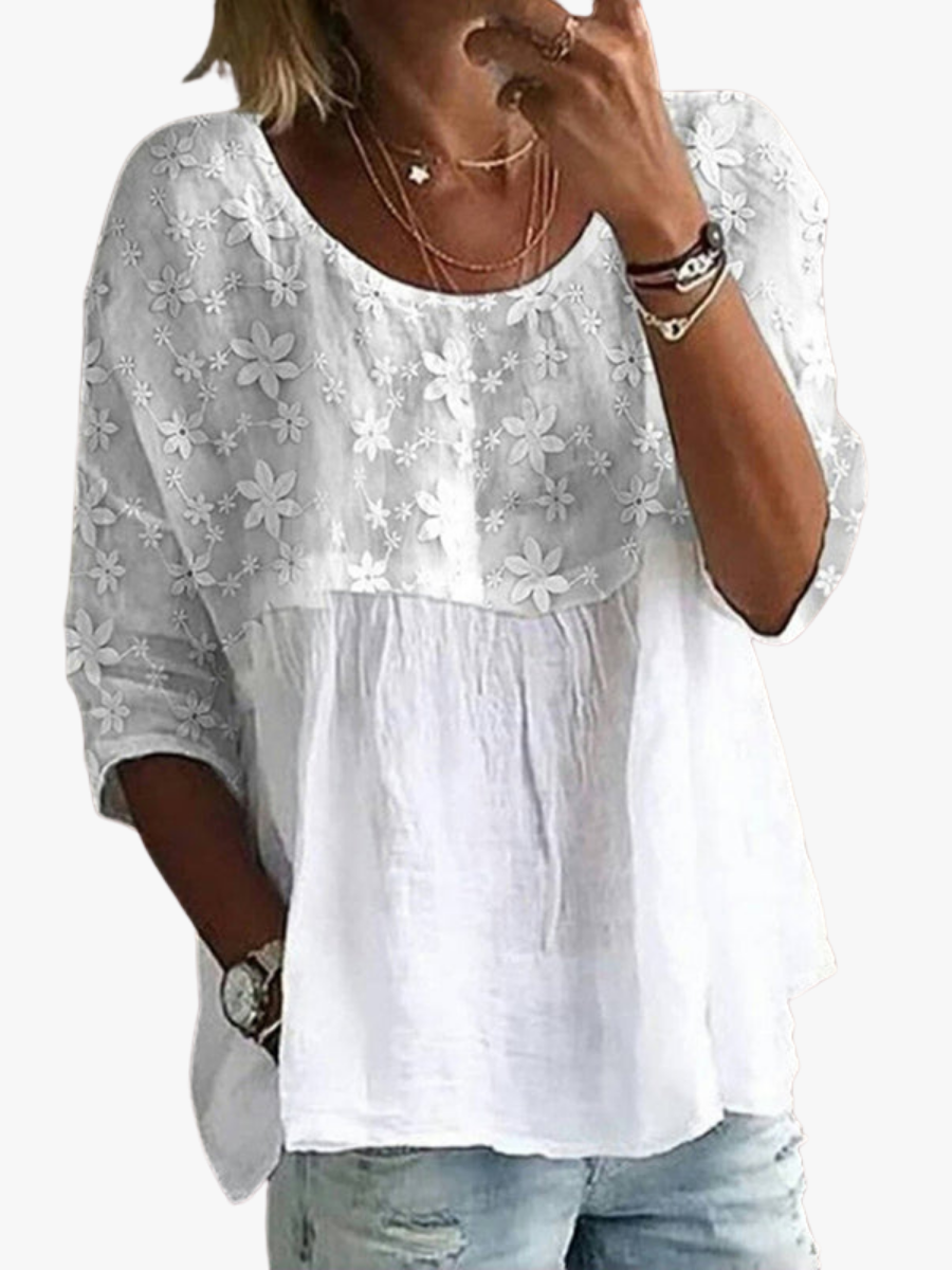 ROUSSEAU BORDEAUX | BLOUSE BRODÉE POUR FEMMES