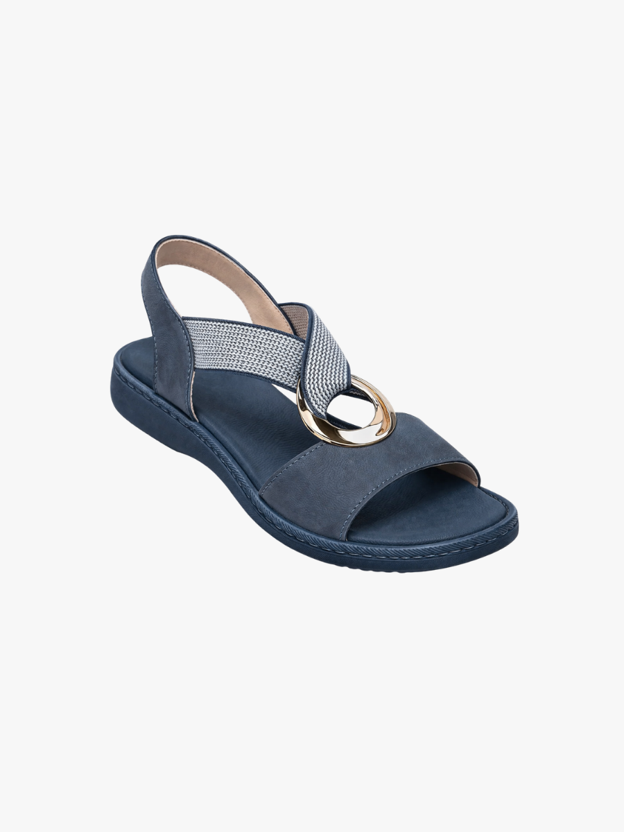 ROUSSEAU BORDEAUX | SANDALES PLATES POUR FEMMES
