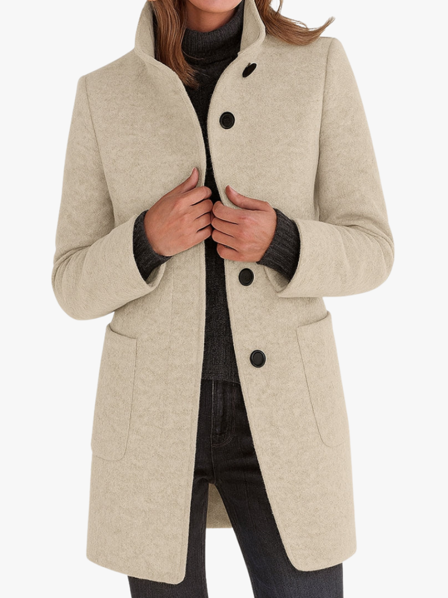ROUSSEAU BORDEAUX | MANTEAU D’HIVER ÉLÉGANT POUR FEMMES