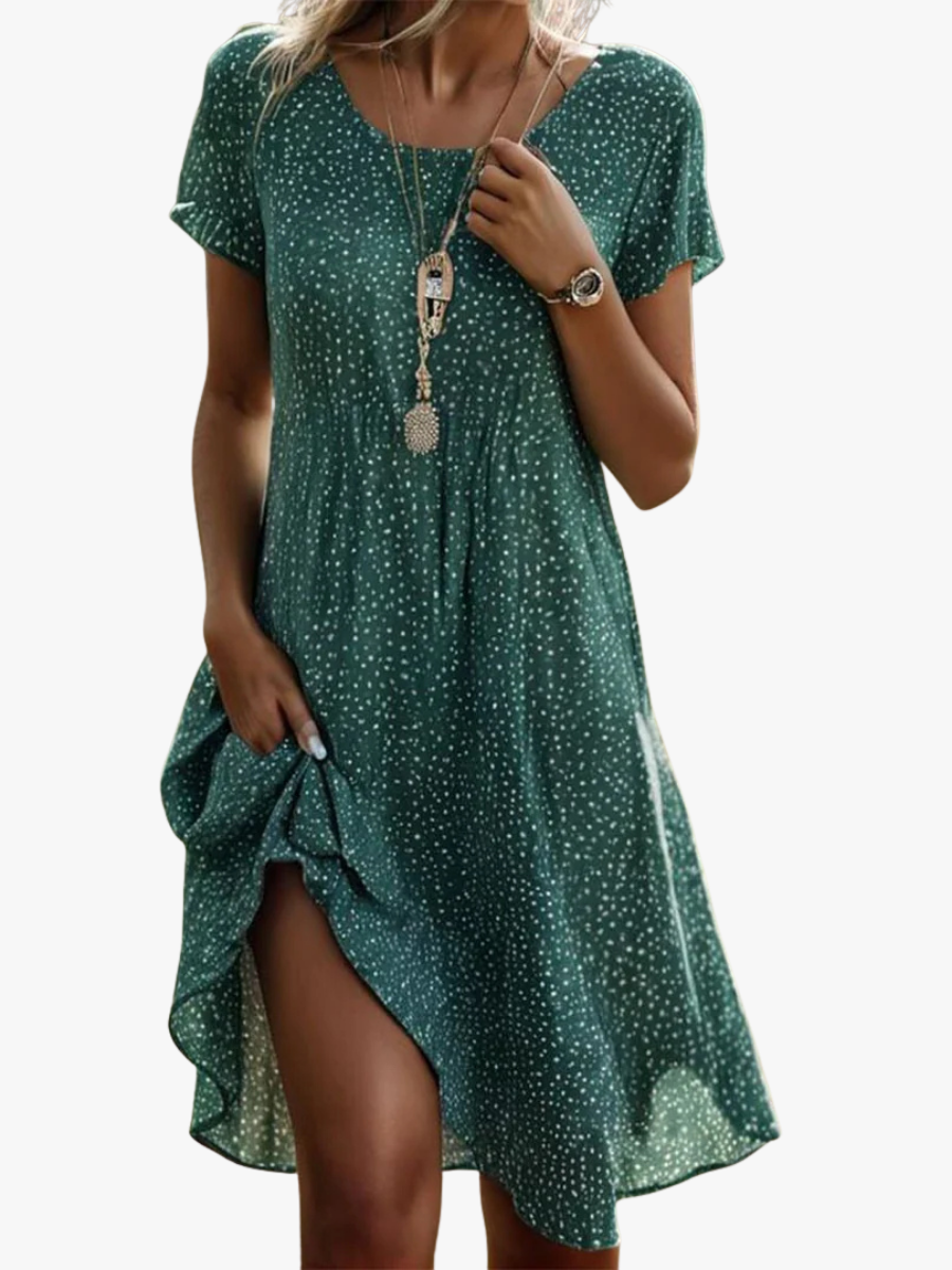 ROUSSEAU BORDEAUX | ROBE MIDI D'ÉTÉ POUR FEMMES