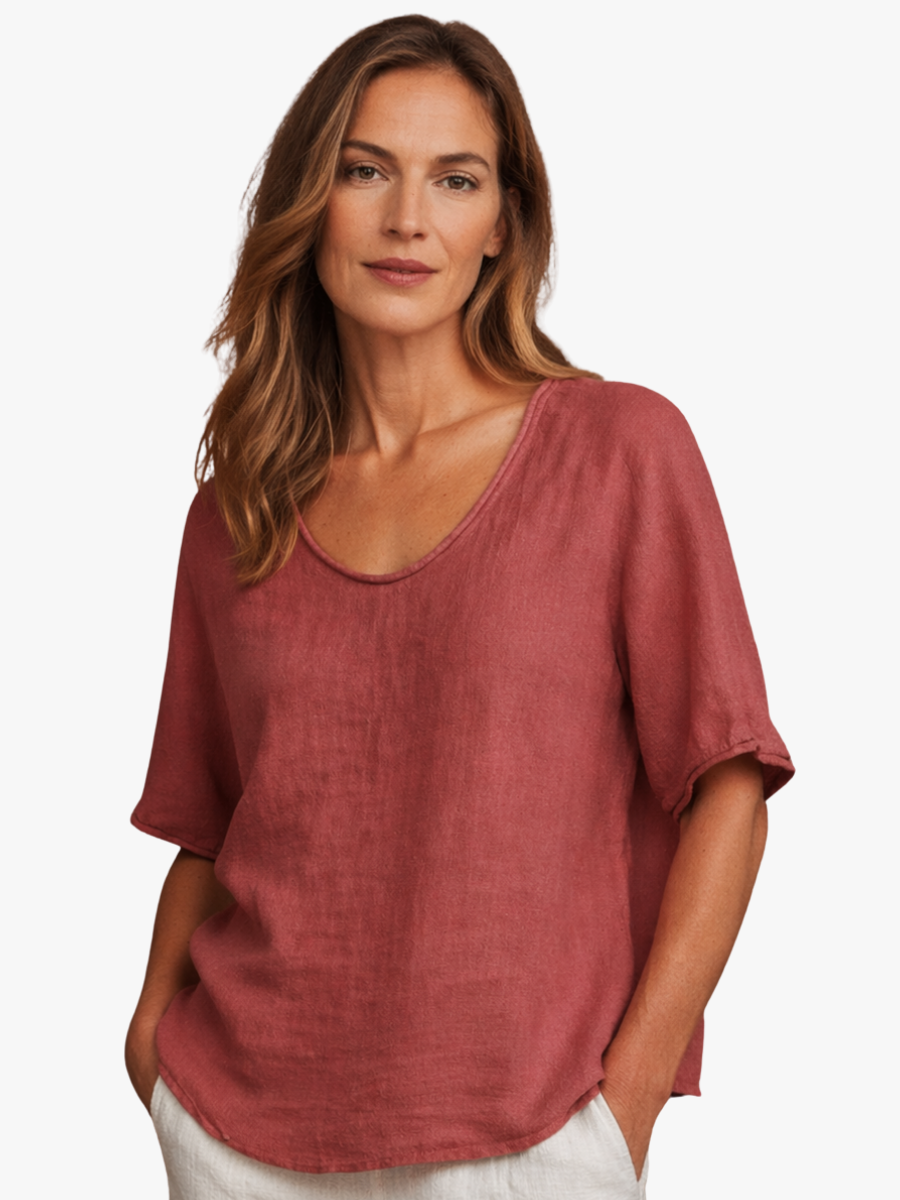 ROUSSEAU BORDEAUX | BLOUSE RELAXÉE POUR FEMMES