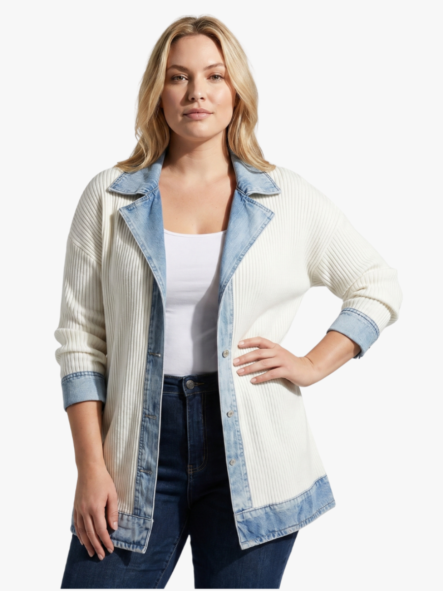 ROUSSEAU BORDEAUX | VESTE EN DENIM POUR FEMMES
