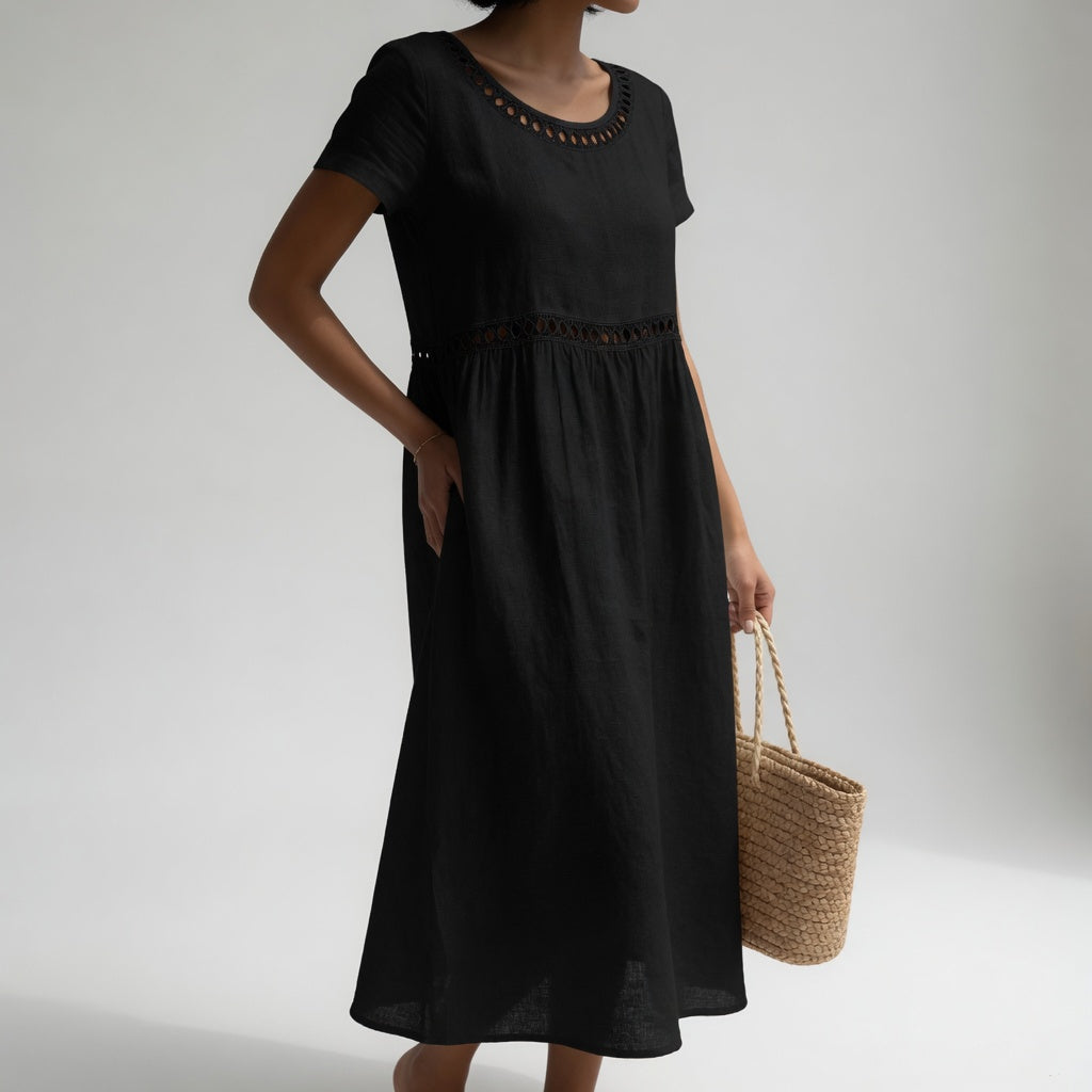 ROUSSEAU BORDEAUX | ROBE BRODÉE POUR FEMME