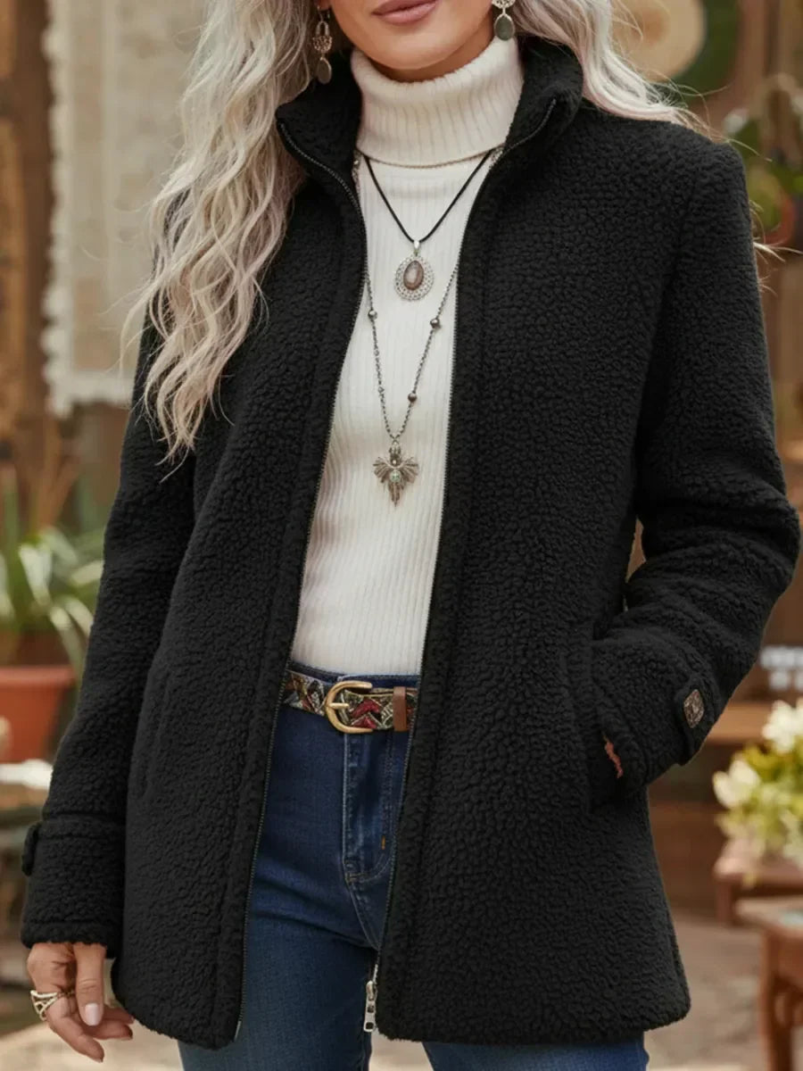 ROUSSEAU BORDEAUX | VESTE DOUCE ET ÉLÉGANTE POUR FEMMES