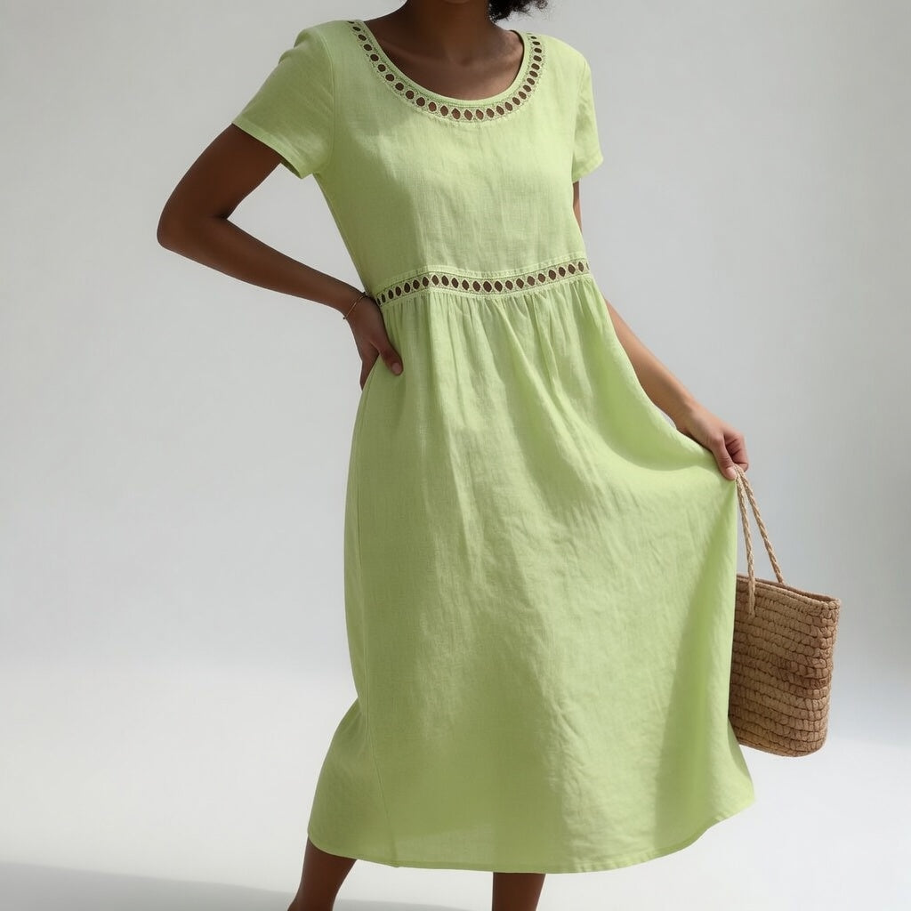 ROUSSEAU BORDEAUX | ROBE BRODÉE POUR FEMME