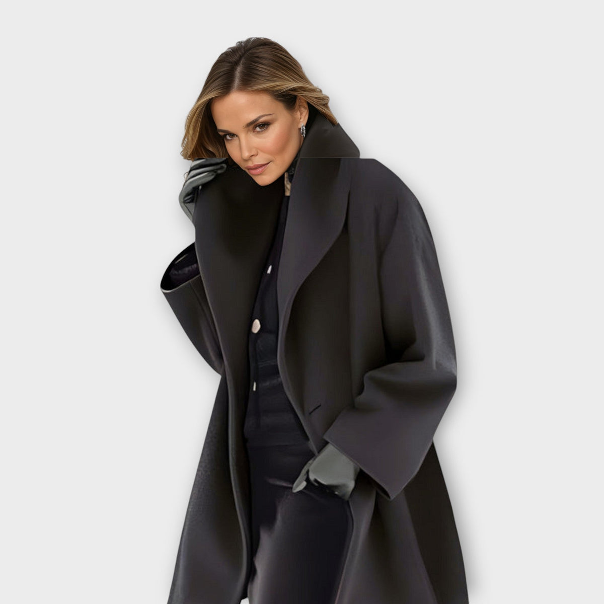 ROUSSEAU BORDEAUX | MANTEAU LONG DÉTENDUE POUR FEMMES