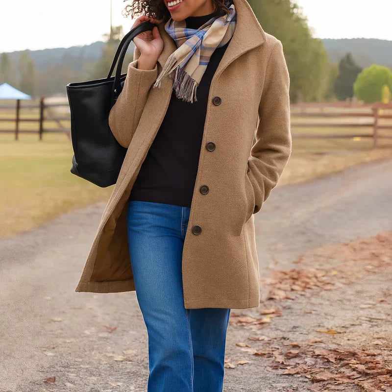 ROUSSEAU BORDEAUX | MANTEAU HERITAGE POUR FEMMES
