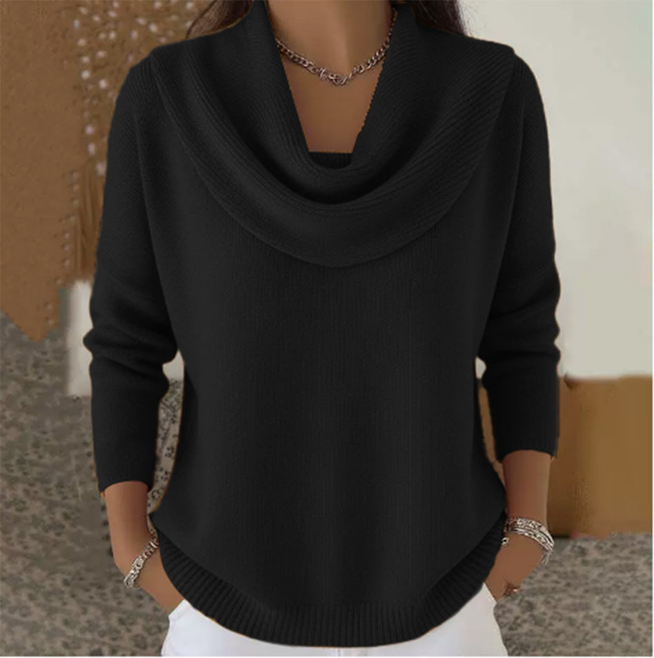 ROUSSEAU BORDEAUX | PULL À COL GRACIEUX POUR FEMMES