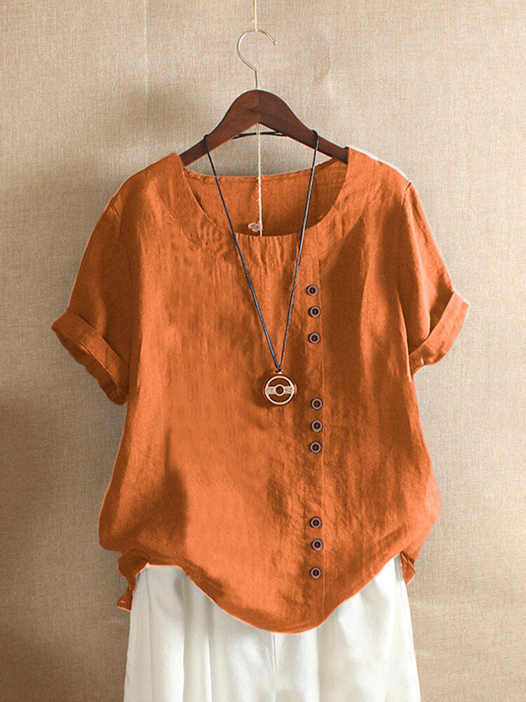 ROUSSEAU BORDEAUX | BLOUSE EN COTON À BOUTONS POUR FEMMES