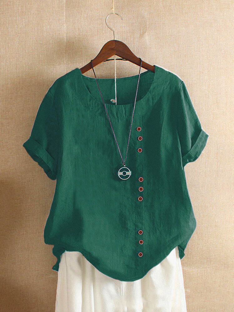 ROUSSEAU BORDEAUX | BLOUSE EN COTON À BOUTONS POUR FEMMES