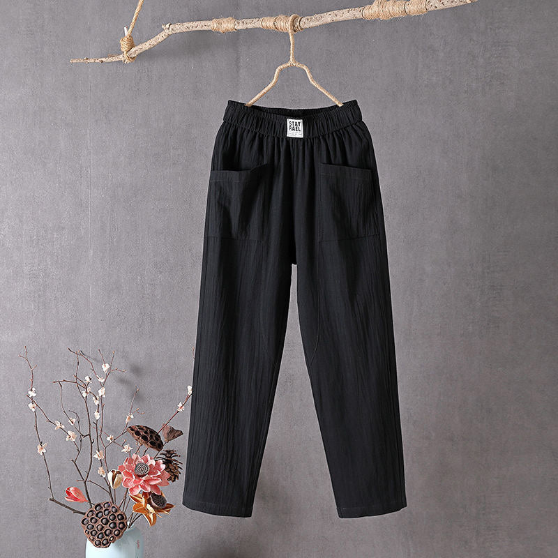 ROUSSEAU BORDEAUX | PANTALON DROIT CHEVILLE POUR FEMMES