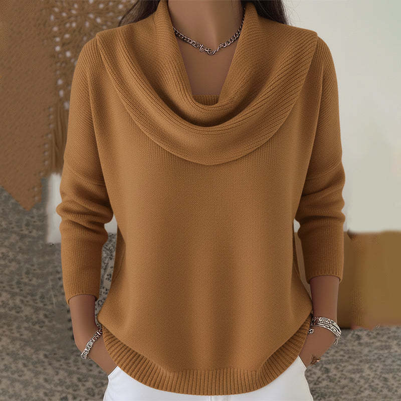 ROUSSEAU BORDEAUX | PULL À COL GRACIEUX POUR FEMMES