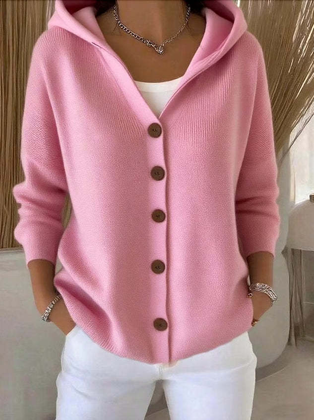 ROUSSEAU BORDEAUX | GILET À CAPUCHE PATCHWORK POUR FEMMES