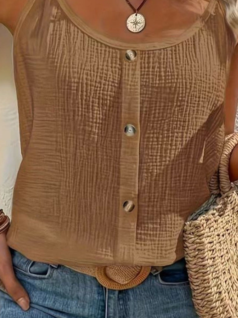 ROUSSEAU BORDEAUX | BLOUSE À FINES BRETELLES POUR FEMMES