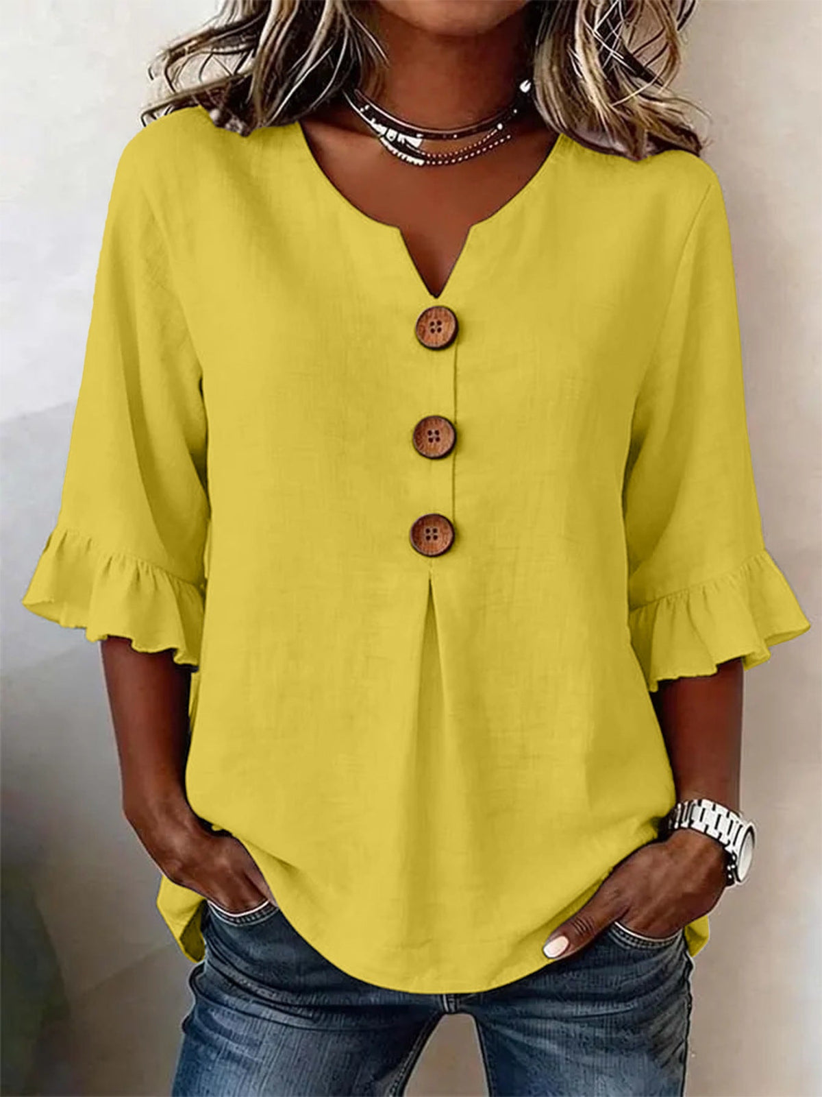 ROUSSEAU BORDEAUX | BLOUSE À VOLANTS ROMANTIQUE POUR FEMMES