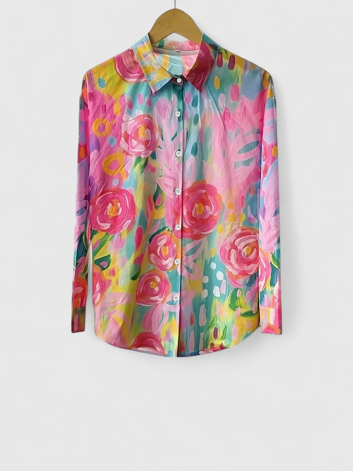 ROUSSEAU BORDEAUX| BLOUSE IMPRIMÉE CLASSIQUE POUR FEMME