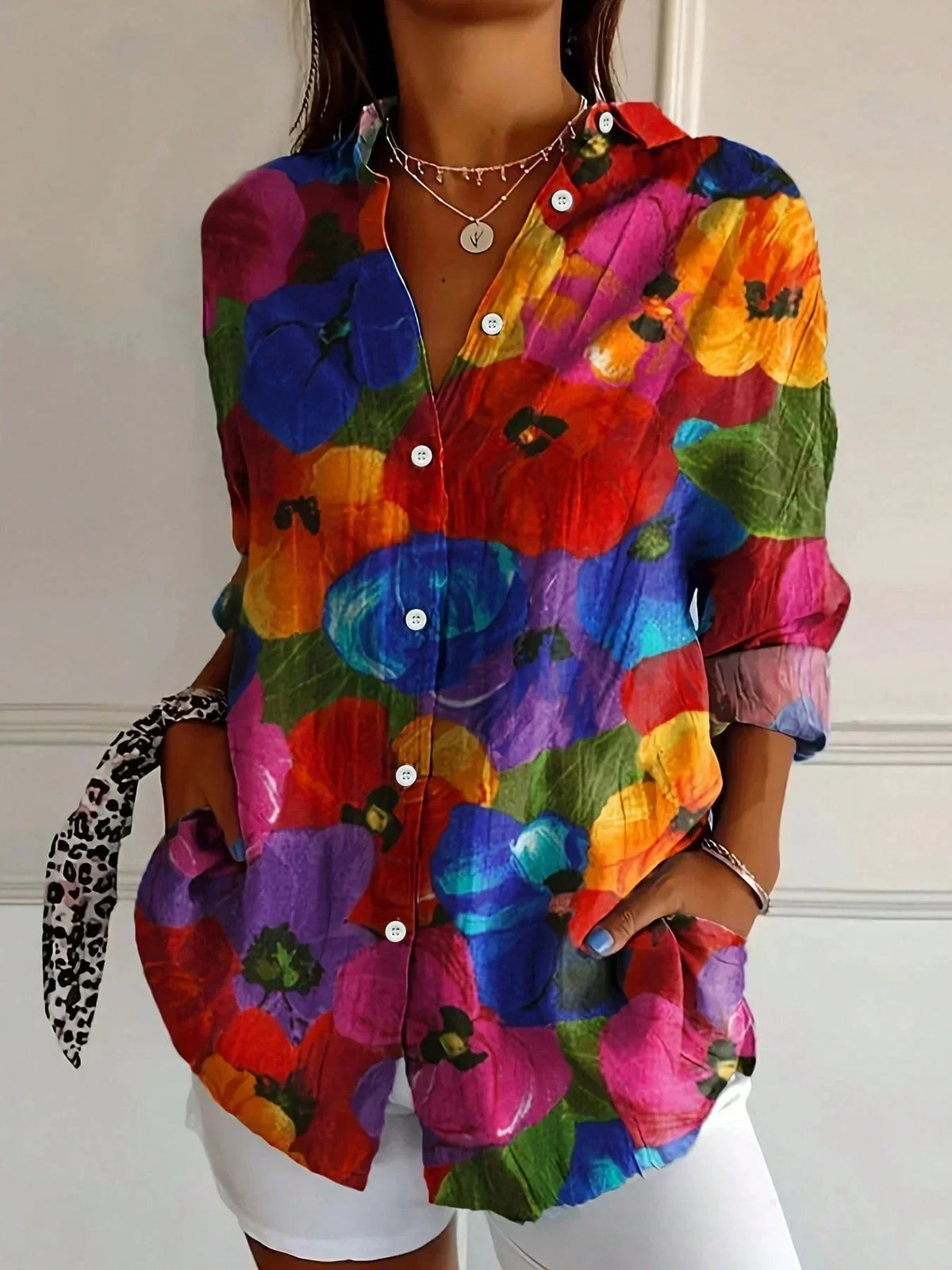 ROUSSEAU BORDEAUX | BLOUSE IMPRIMÉE POUR FEMMES