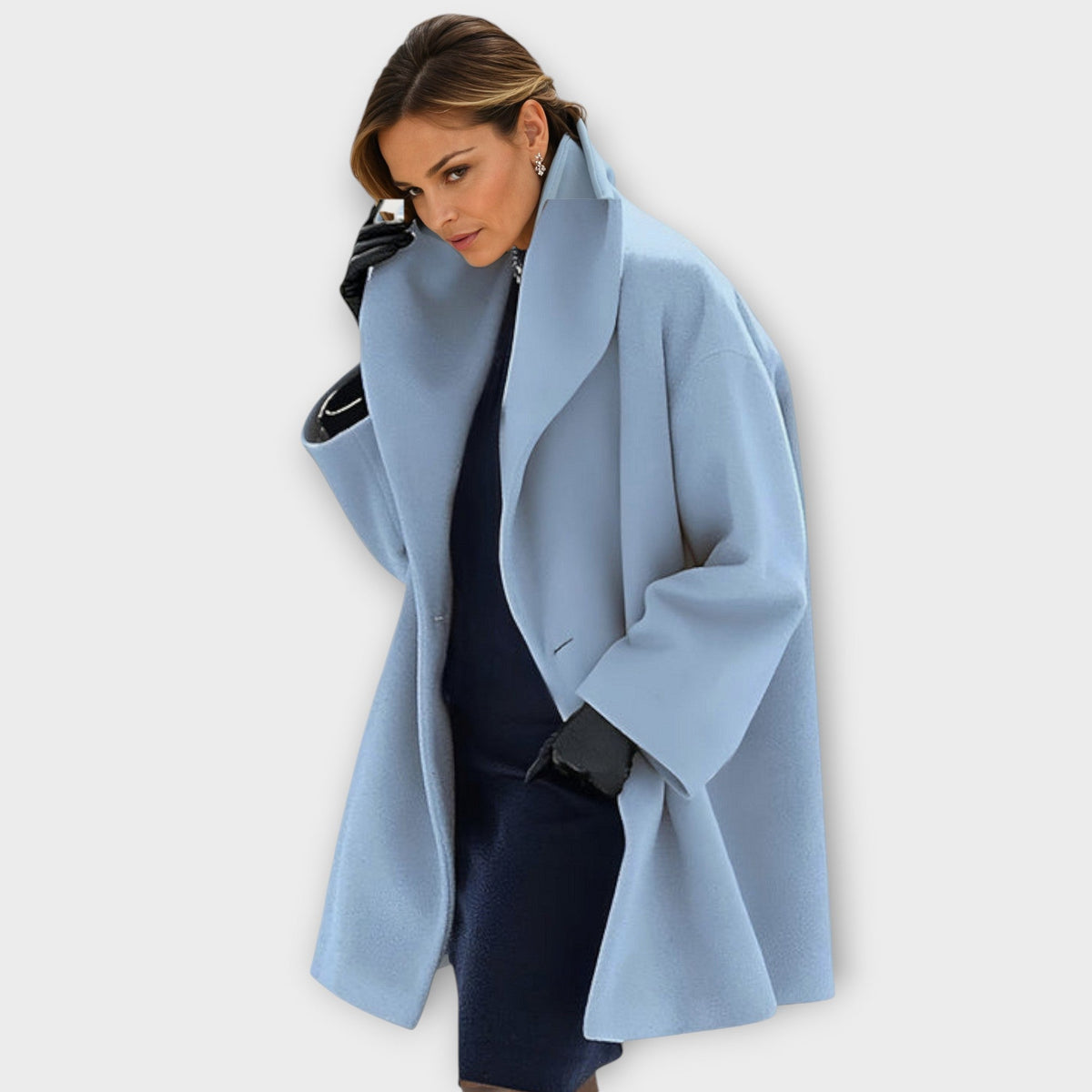 ROUSSEAU BORDEAUX | MANTEAU LONG DÉTENDUE POUR FEMMES