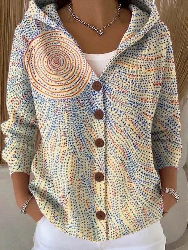 ROUSSEAU BORDEAUX | GILET À CAPUCHE PATCHWORK POUR FEMMES