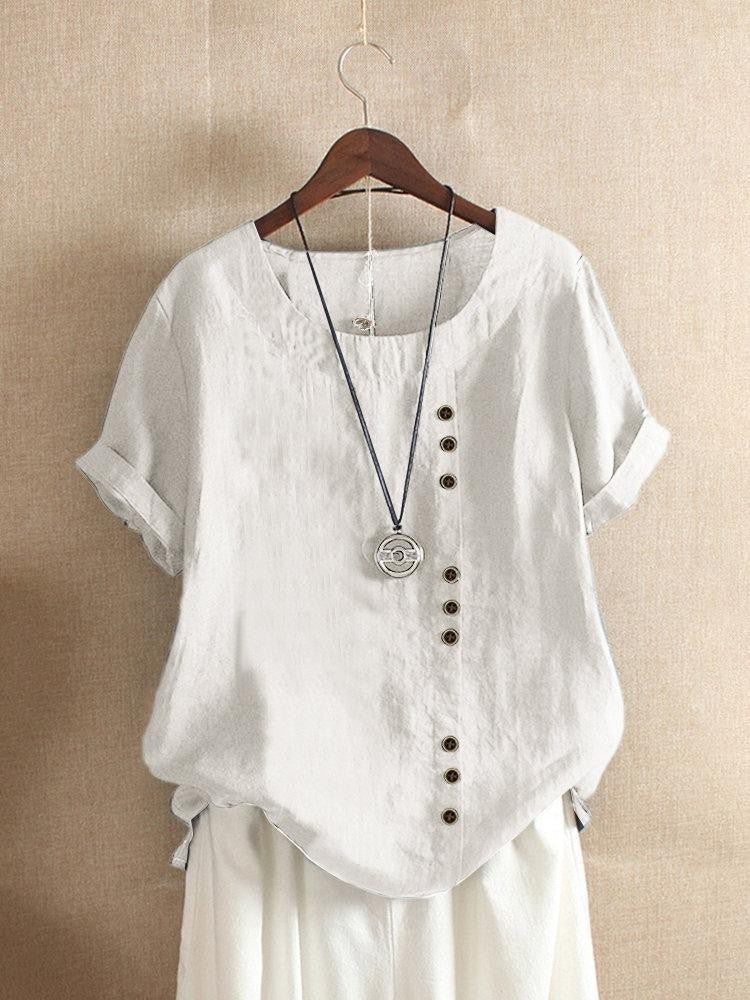 ROUSSEAU BORDEAUX | BLOUSE EN COTON À BOUTONS POUR FEMMES