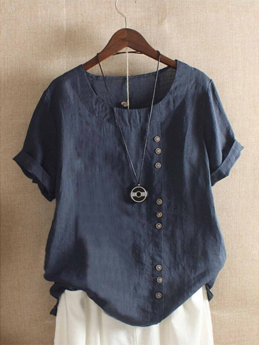 ROUSSEAU BORDEAUX | BLOUSE EN COTON À BOUTONS POUR FEMMES