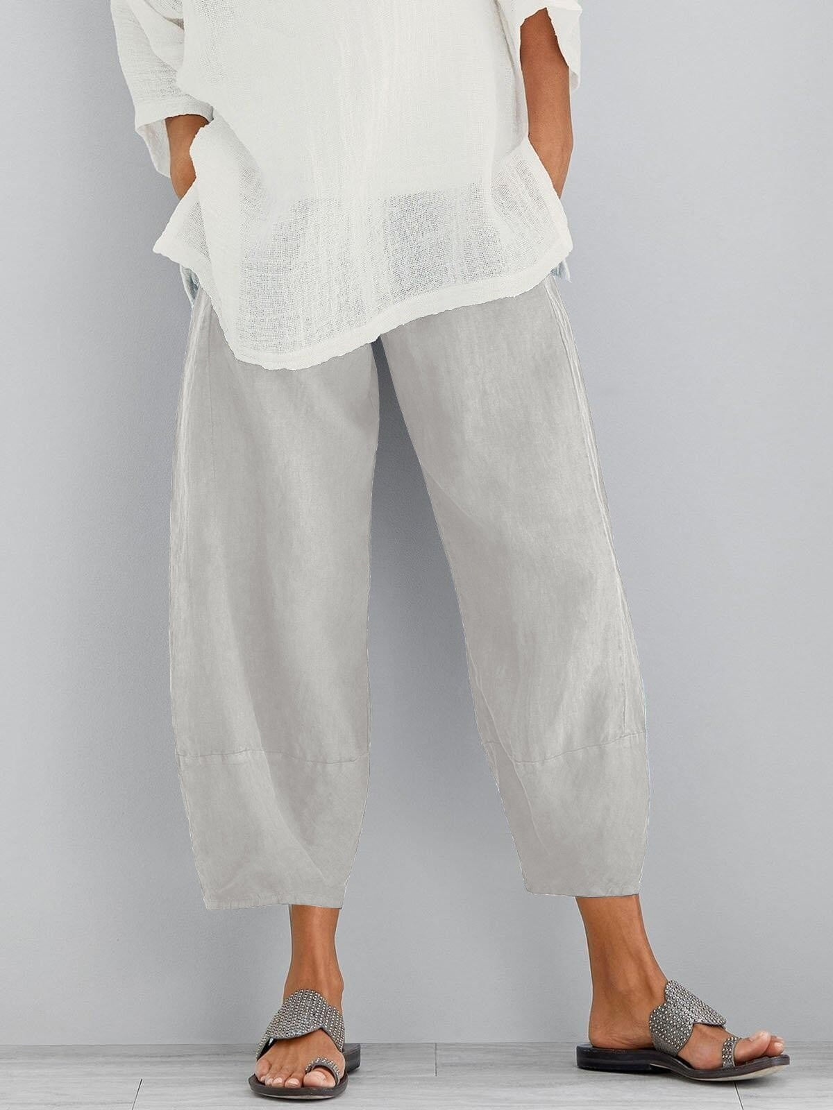 ROUSSEAU BORDEAUX | PANTALONS CROP EN COTON POUR FEMMES