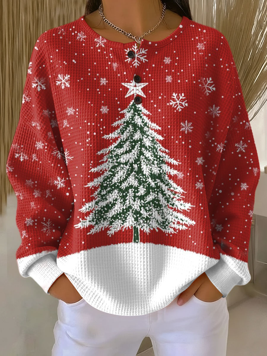 ROUSSEAU BORDEAUX | PULL EN TRICOT GAUFRE POUR FEMMES