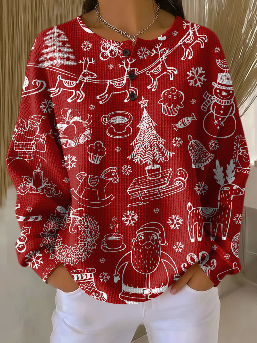 ROUSSEAU BORDEAUX | PULL EN TRICOT GAUFRE POUR FEMMES