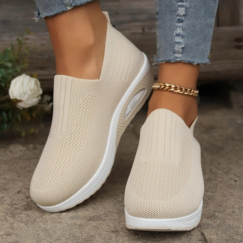 ROUSSEAU BORDEAUX| BASKETS MESH À ENFILER POUR FEMMES