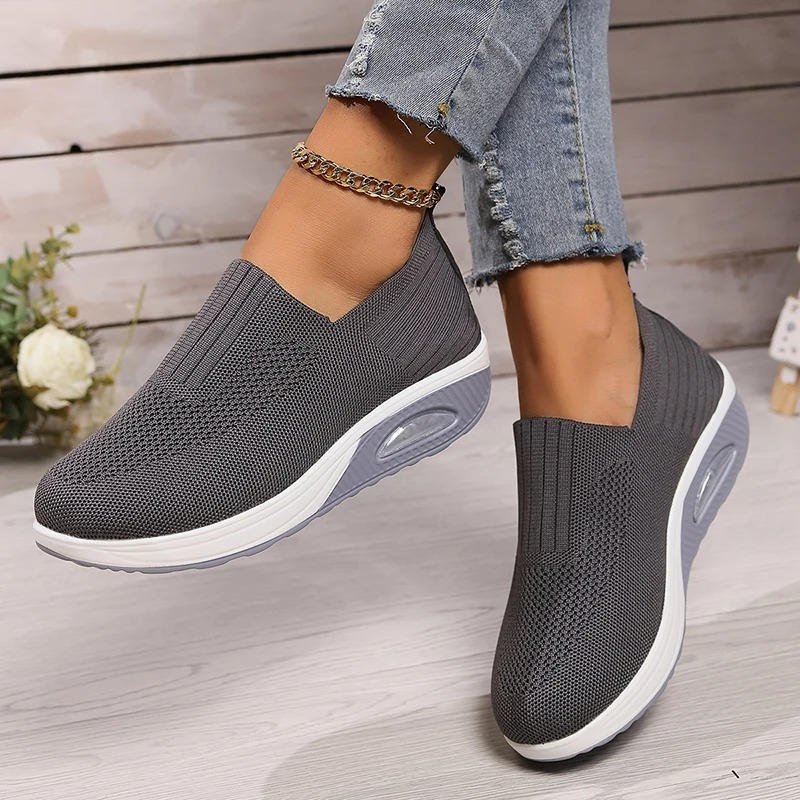 ROUSSEAU BORDEAUX| BASKETS MESH À ENFILER POUR FEMMES