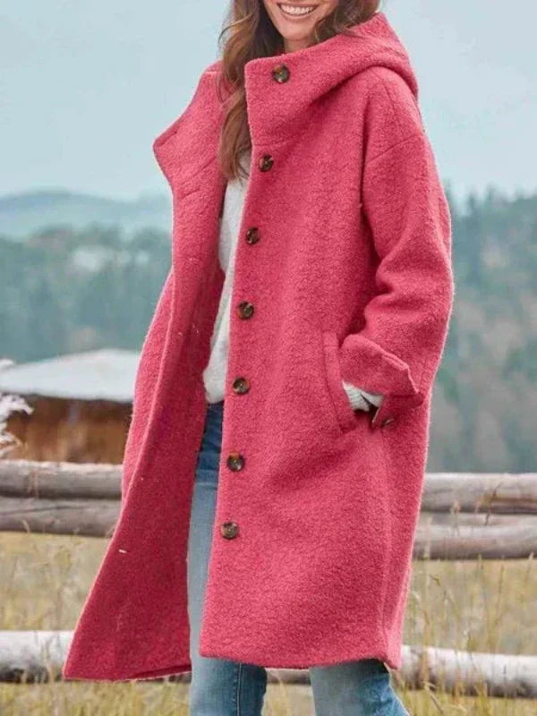ROUSSEAU BORDEAUX | MANTEAU D’HIVER CHAUD ET ÉLÉGANT POUR FEMMES
