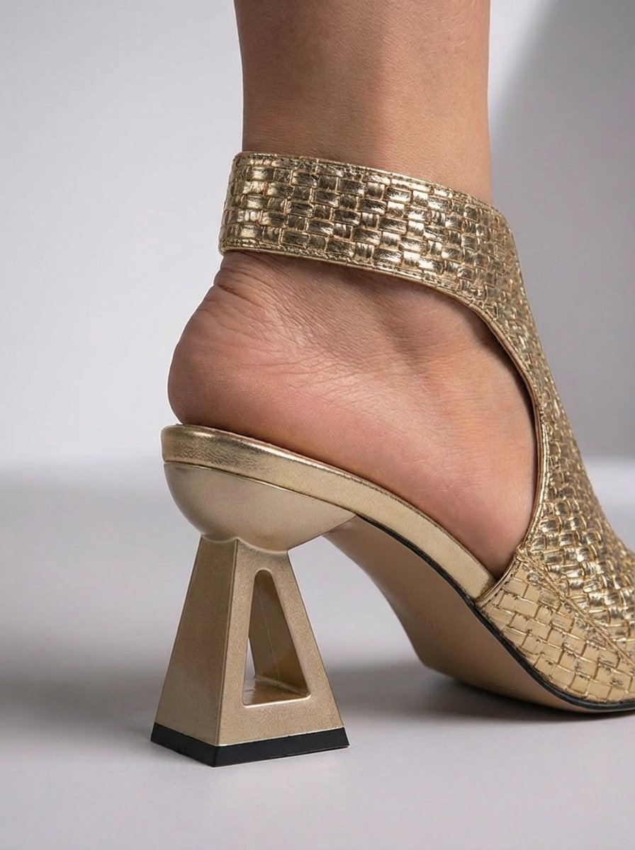 ROUSSEAU BORDEAUX | TALONS GÉOMÉTRIQUES POUR FEMMES