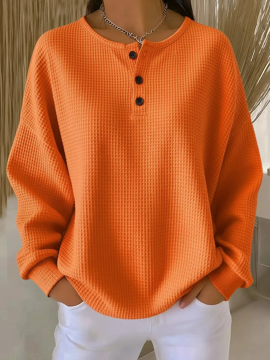 ROUSSEAU BORDEAUX | PULL EN TRICOT GAUFRE POUR FEMMES