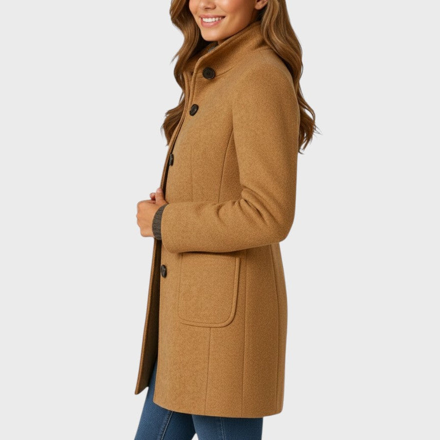 ROUSSEAU BORDEAUX | MANTEAU ÉLÉGANT ET CONFORTABLE POUR FEMMES